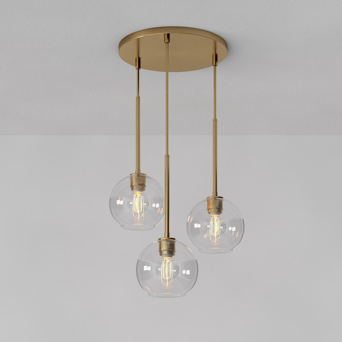 Selvion Minimalist Crystal Chandelier - Handcrafted Glass Sculptural Lighting Fixture