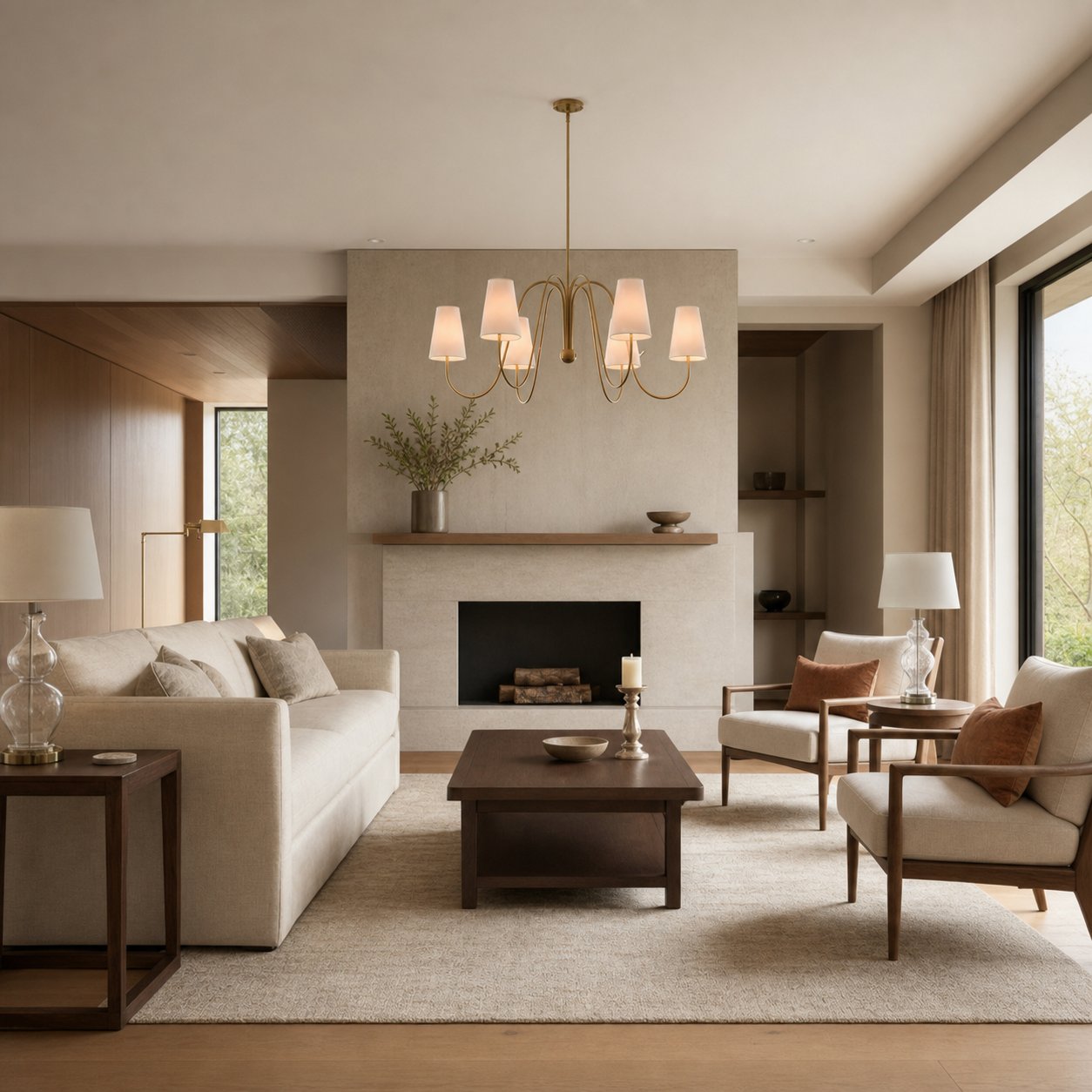 Gianna Curved Chandelier