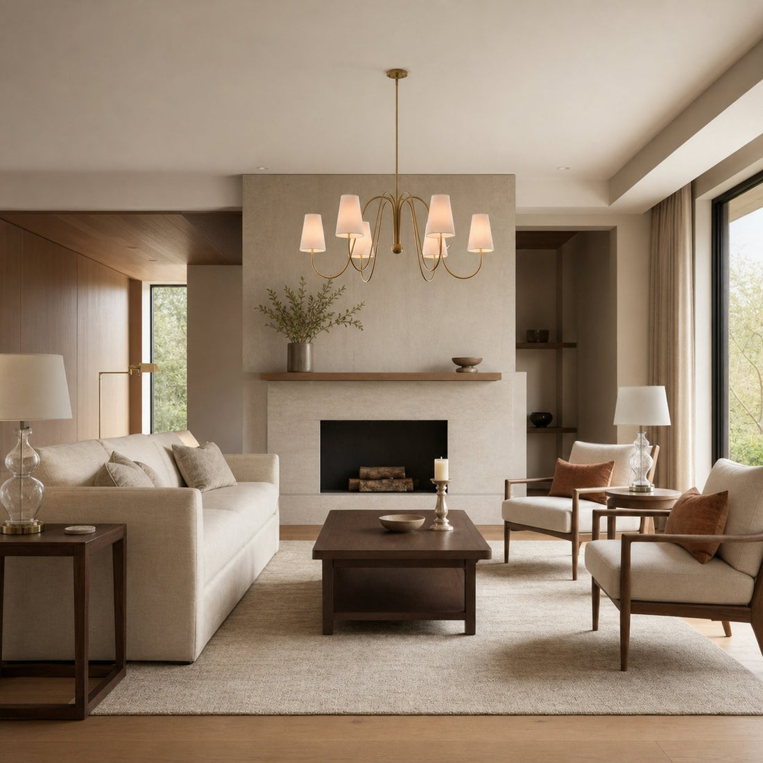 Gianna Curved Chandelier
