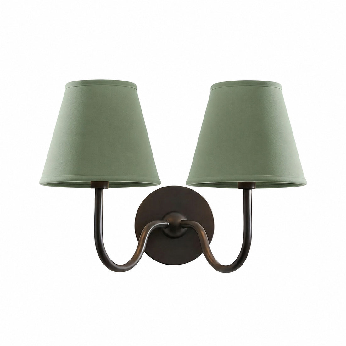 Luvora Vintage Pleated Shade Wall Lamp - Modern Brass Linen Wall Lighting