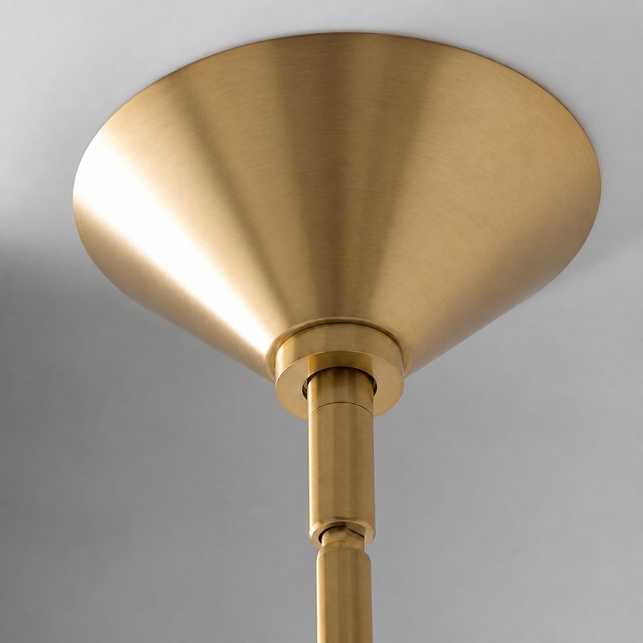 Calvor Linear 2 Light Chandelier - Porcelain Shades and Bronze Finish