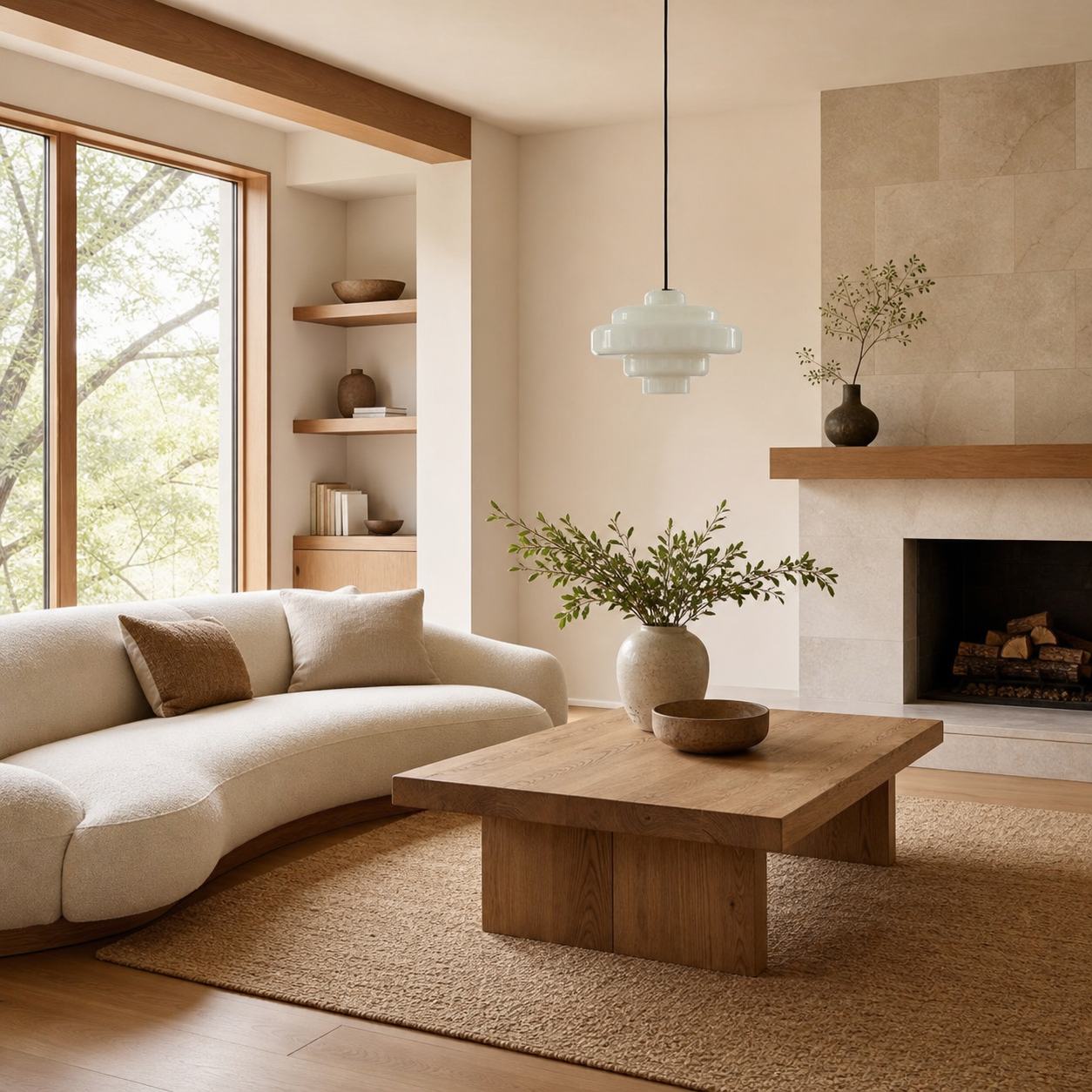 Koloro Millie Glass Pendant Light - Retro Style with Modern Elegance