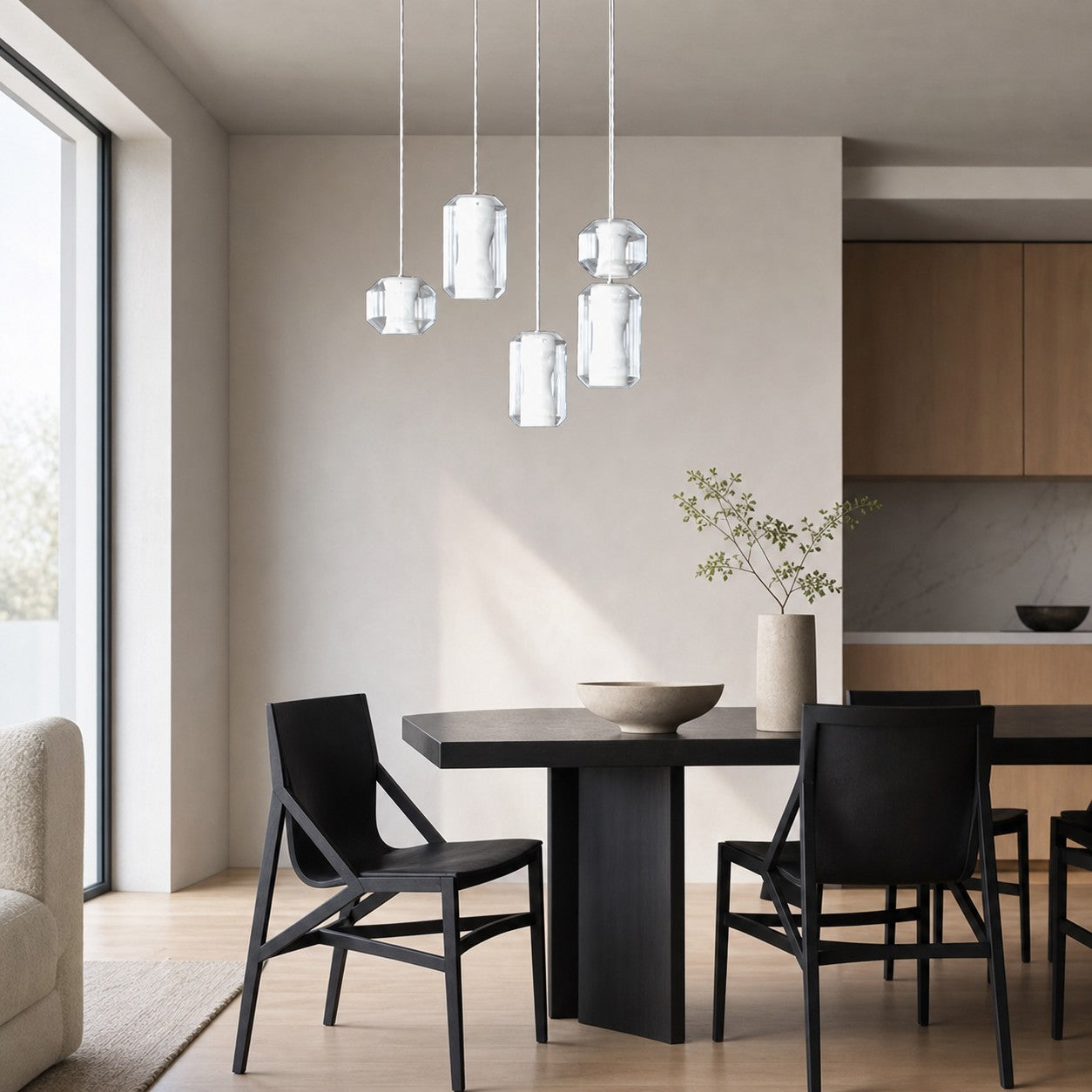 Glass Alabaster Pendant Lamp