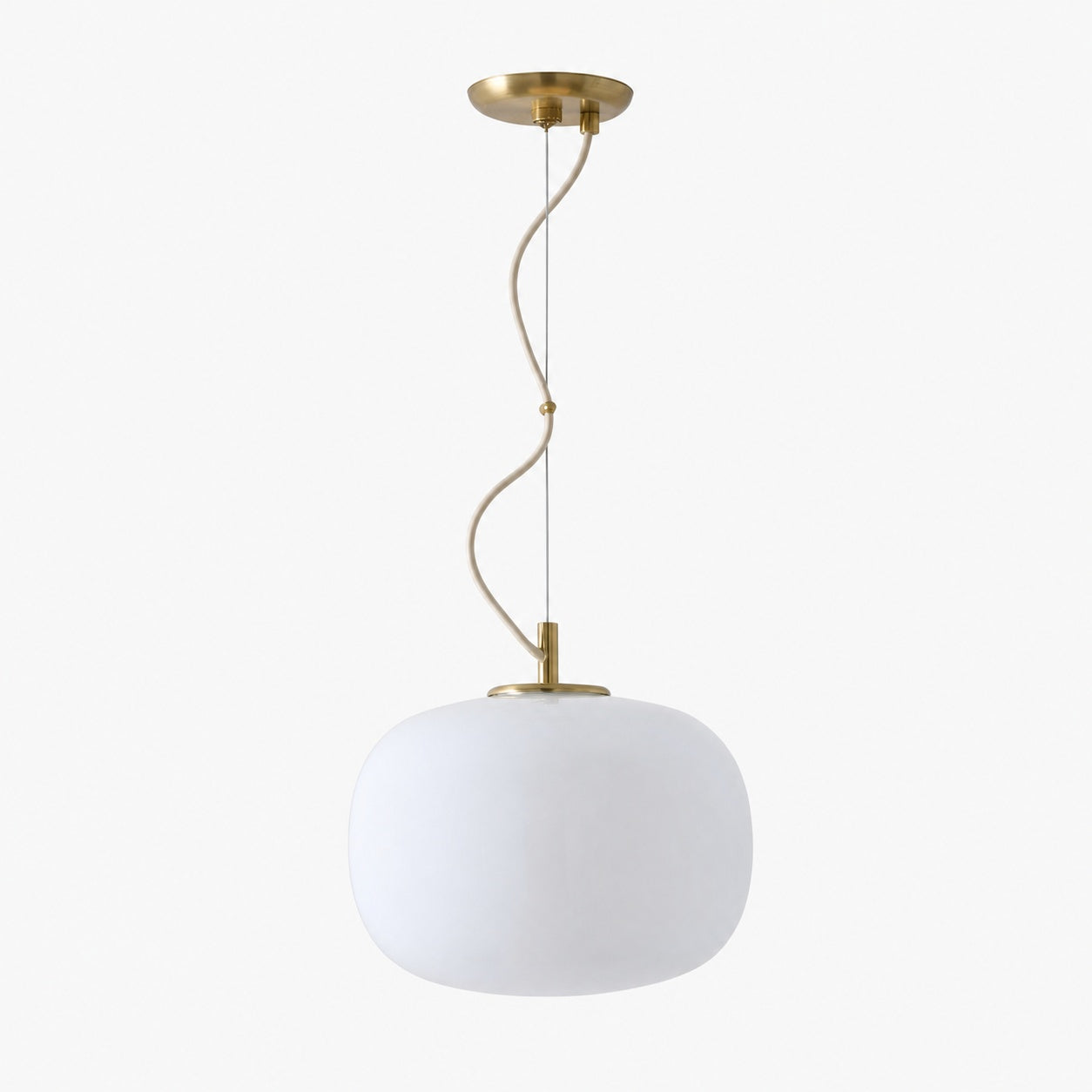 Lumivelle Minimalist Glass Pendant – Adjustable Height Dimmable Design
