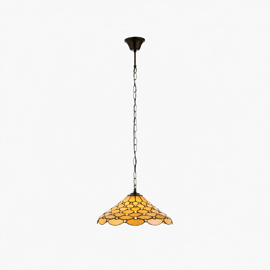 TF Pearl Pendant Light – With A Glass Shade and Adjustable Length for Dining and Kitchens