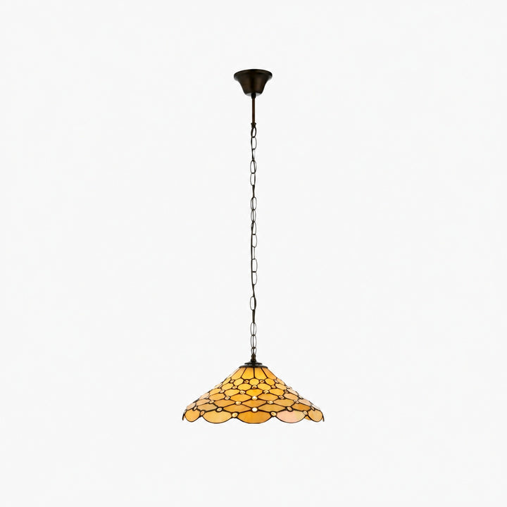 TF Pearl Pendant Light – With A Glass Shade and Adjustable Length for Dining and Kitchens