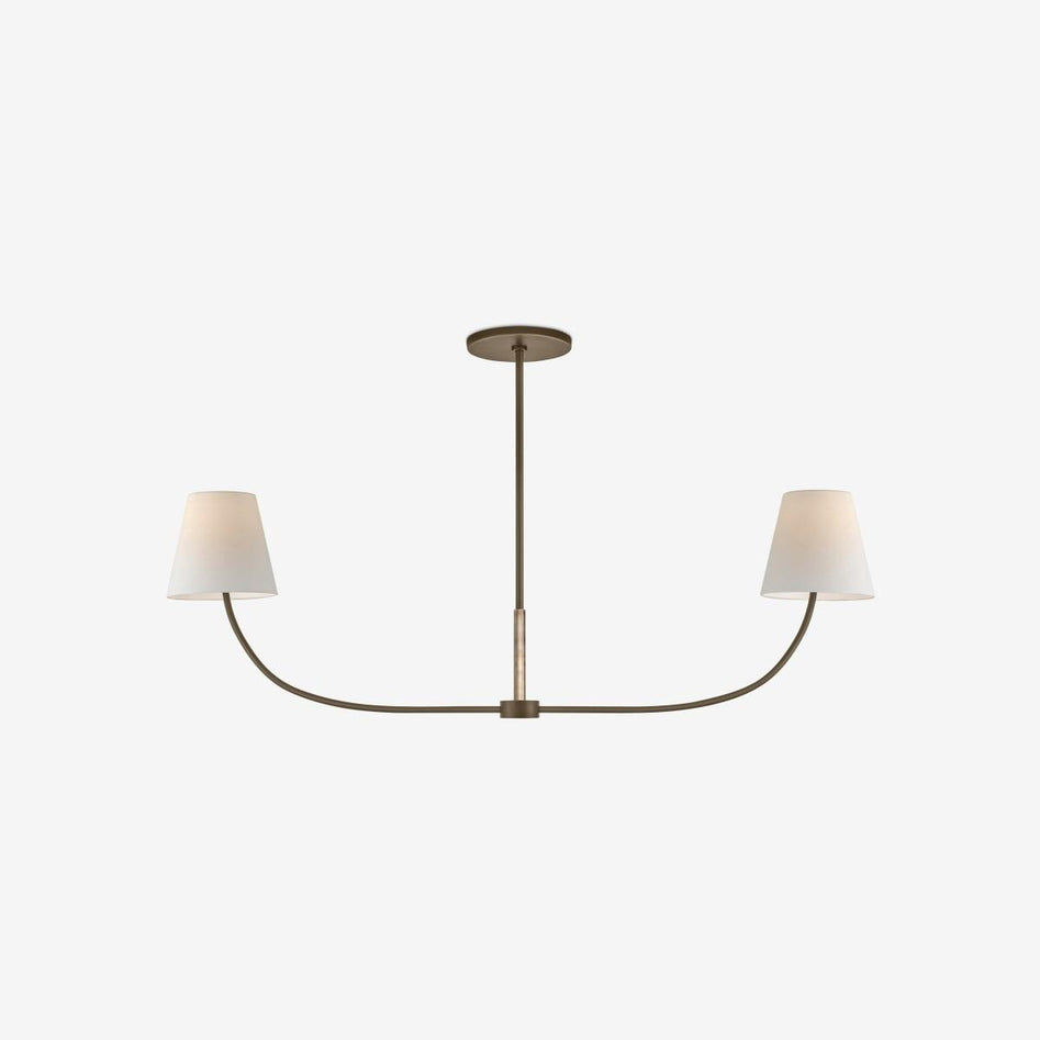 Minimalist Two-Tone Design Chandelier
