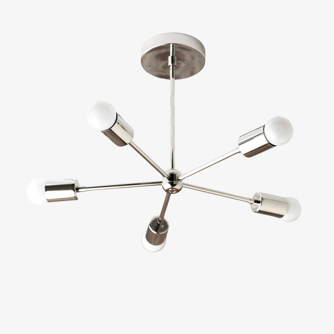 Lumen Radial-Arm Geometric Lamp – Modern Ceiling Lighting for Foyer or Office