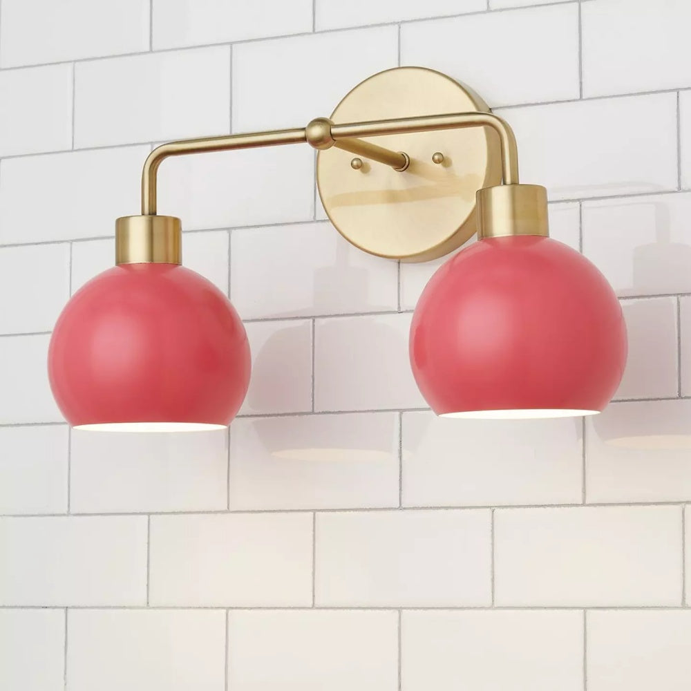 Double Bubble Pop Wall Sconce - Colorful Vanity Wall Light
