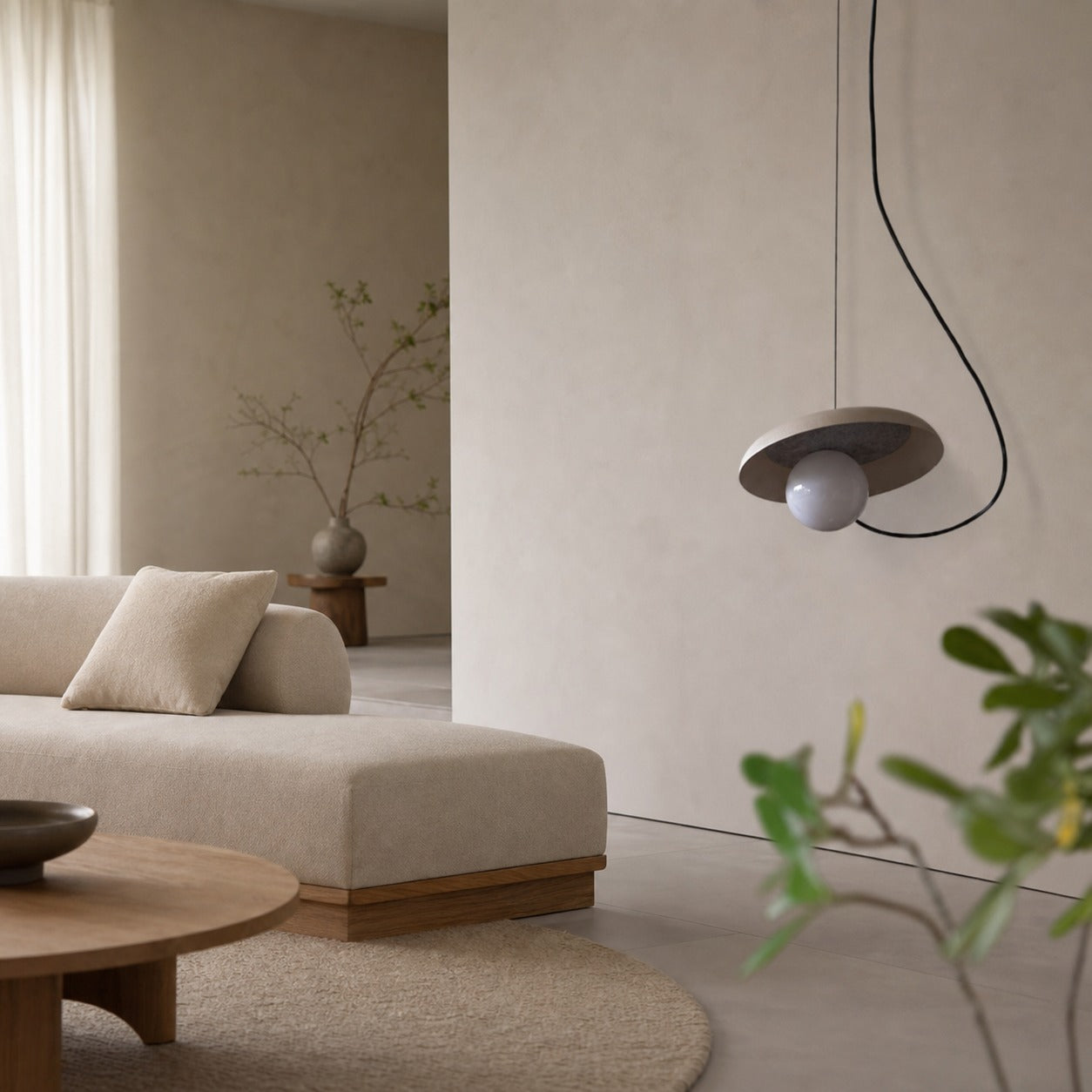 Acoustic Disc Pendant Lamp
