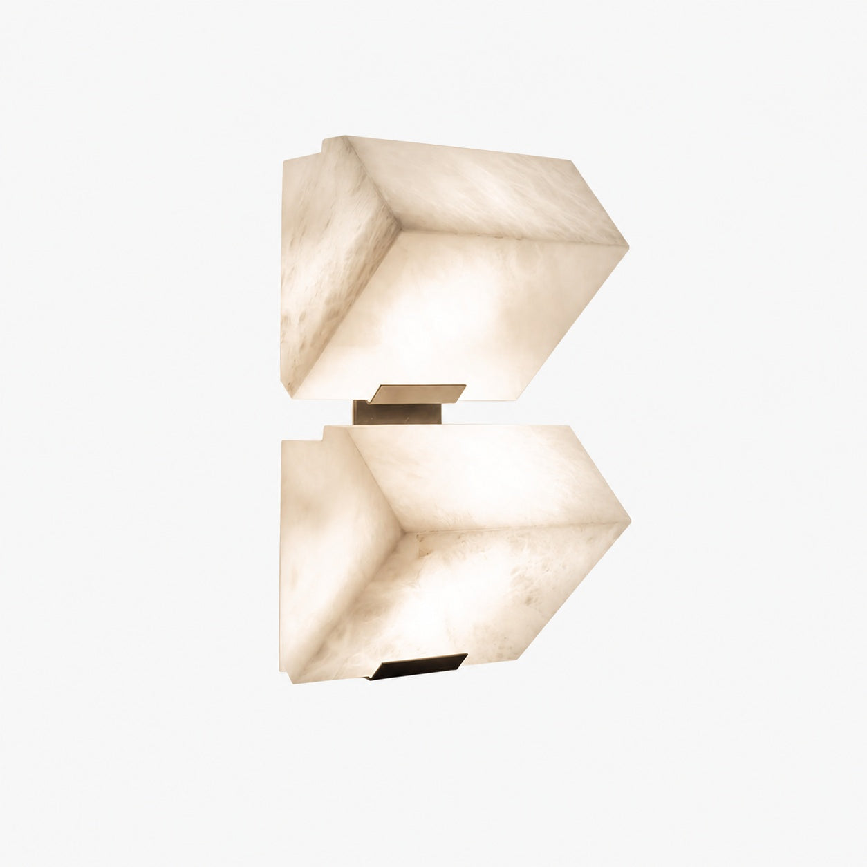 Modern Alabaster Wall Lamp – Minimalist Staircase Sconce for Hallway Corridor Lighting