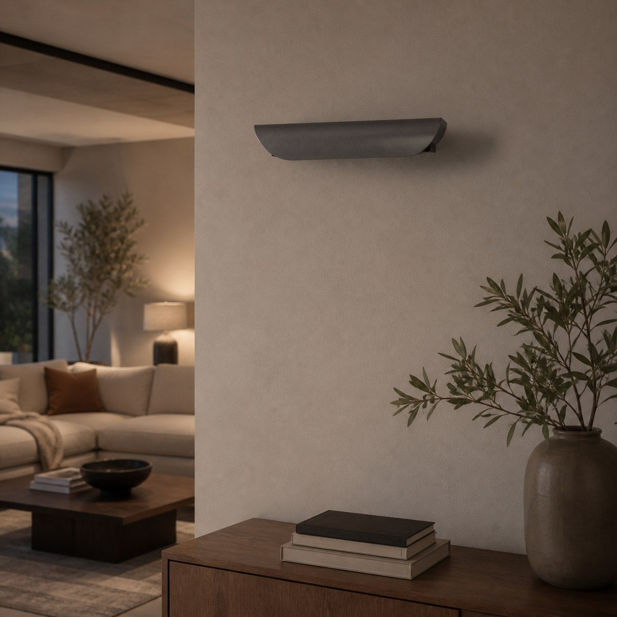Hidra Modern Metal Wall Sconce – Minimalist Down-Light Sconce for Modern Homes