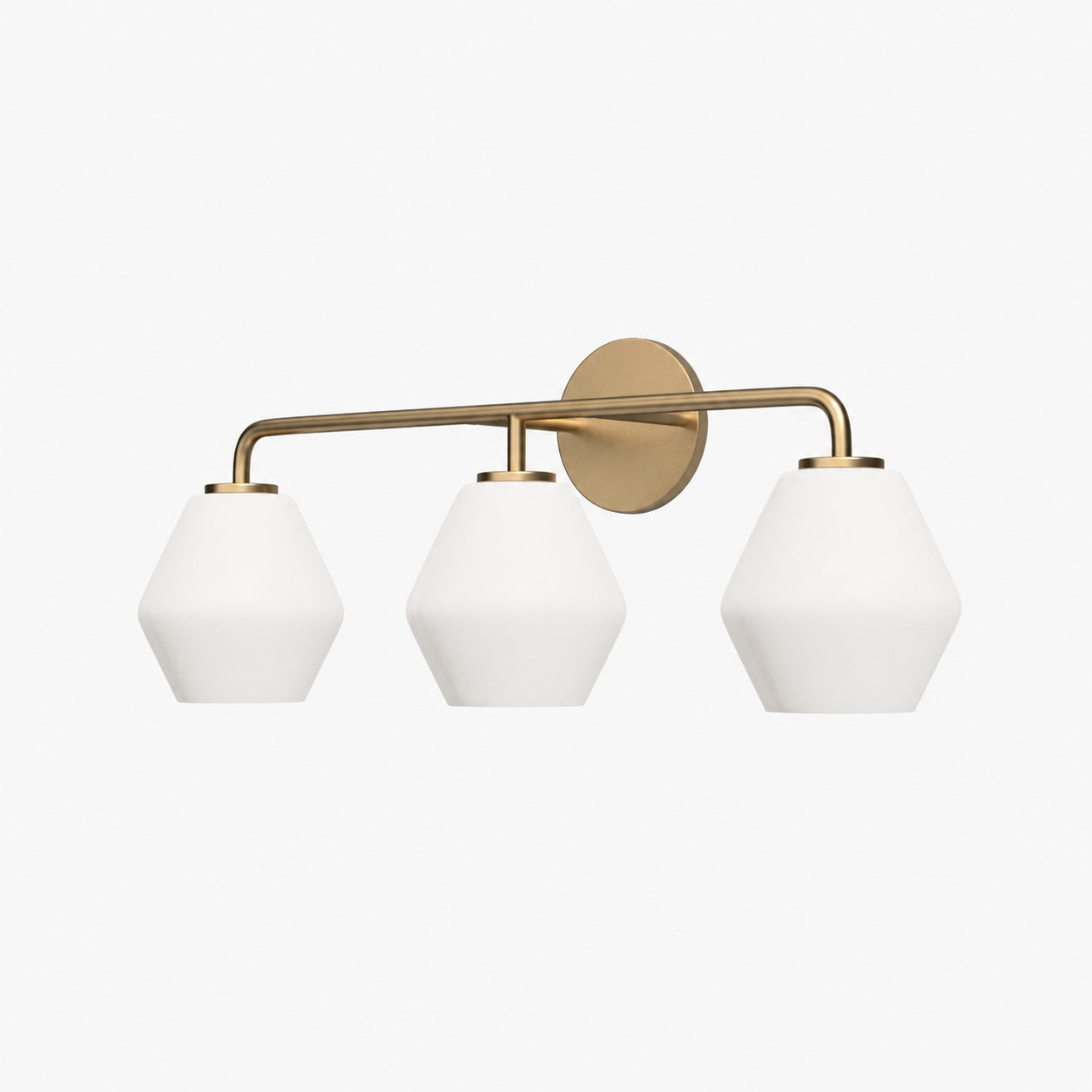 Merin Multi Head Dressing Table Wall Lamp - Metal And Glass Sculptural Lamp