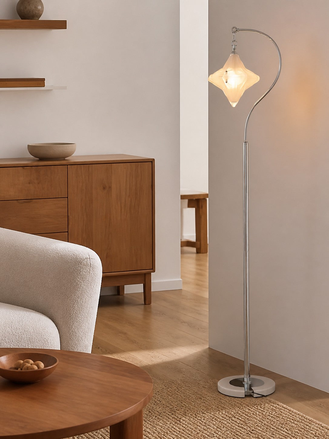 Art Deco Star Floor Lamp – Modern Standing Lamp for Living Spaces –  Astris Orion