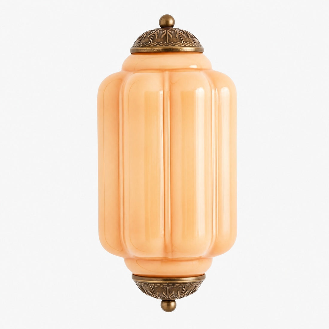 Eloise Brass Wall Sconce – Elegant Milk Glass Vintage Lighting