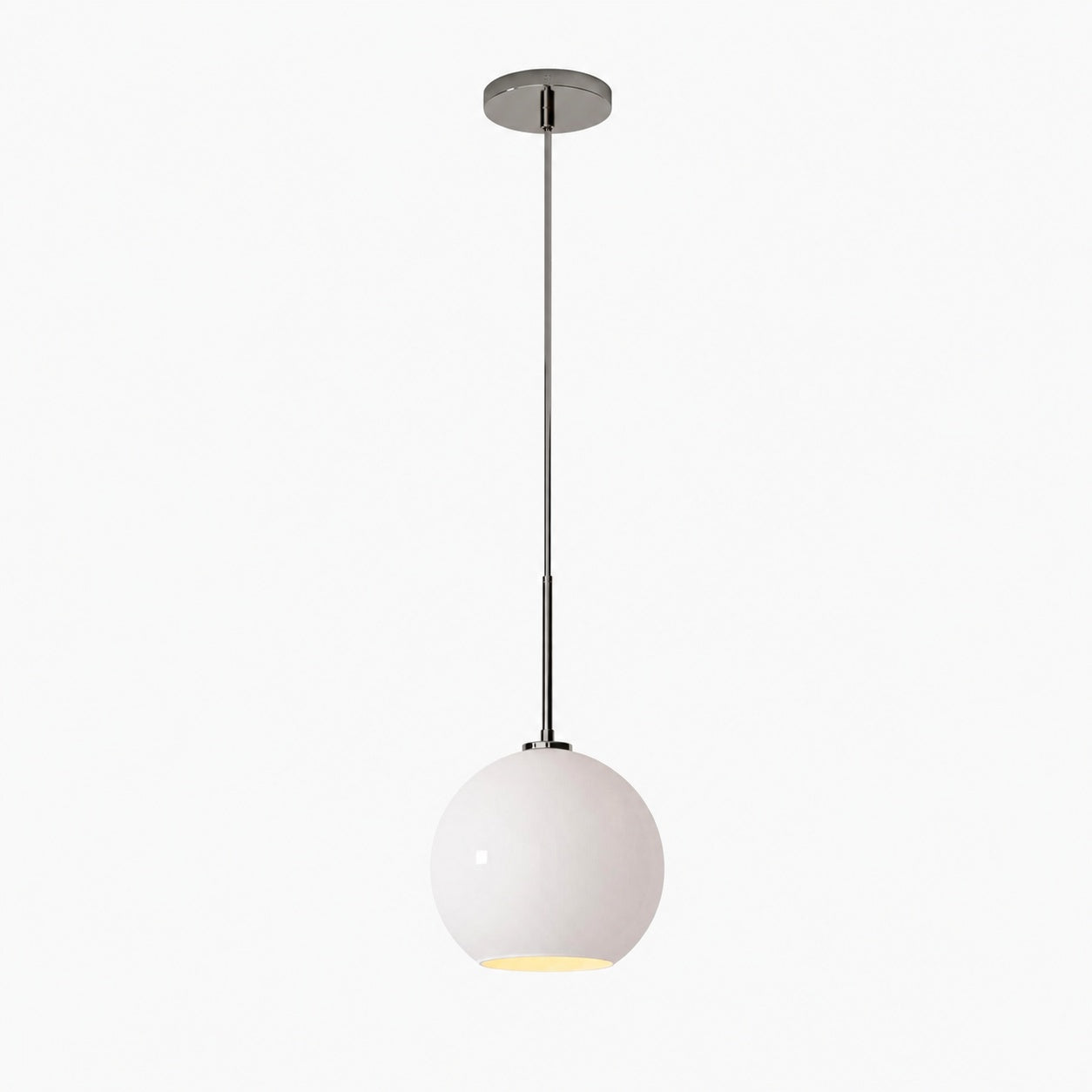 Selvion Sculptural Globe Pendant Light - Modern Glass Pendant Lamp - Sleek Design
