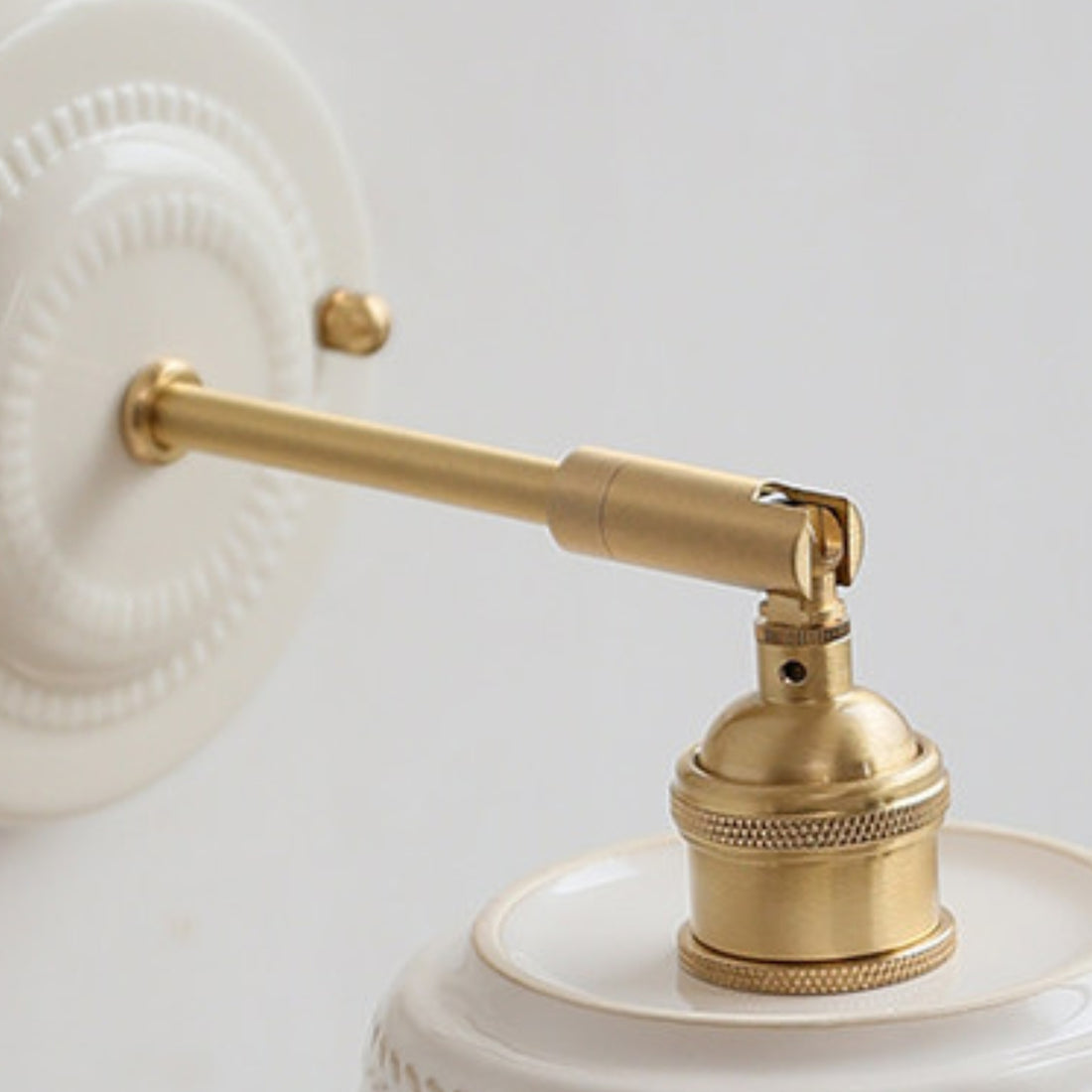 Minimalist Ceramic Bedside Wall Lamp