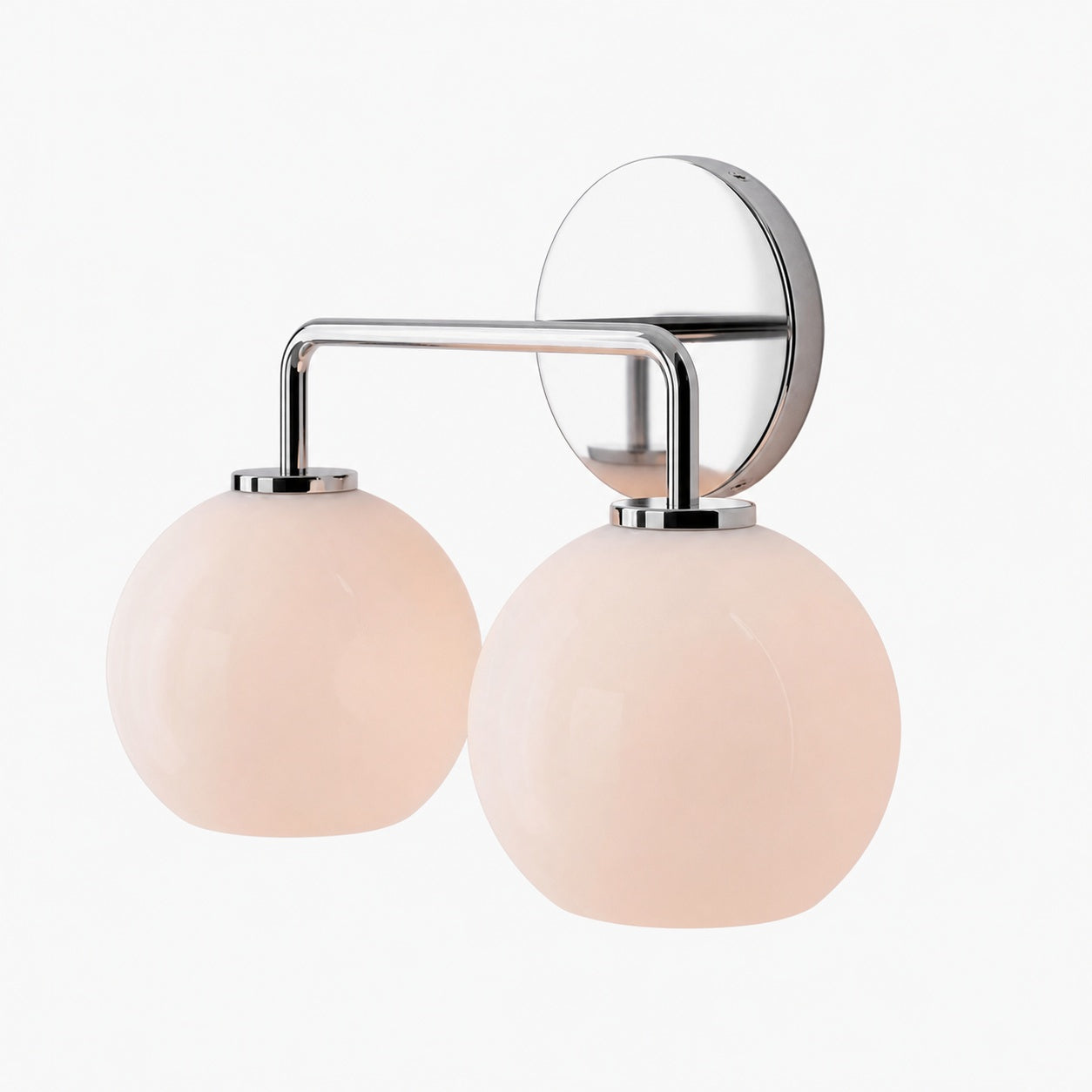 Selvion Artistic Globe Sconce Light - Handcrafted Glass Sculptural Wall Fixture