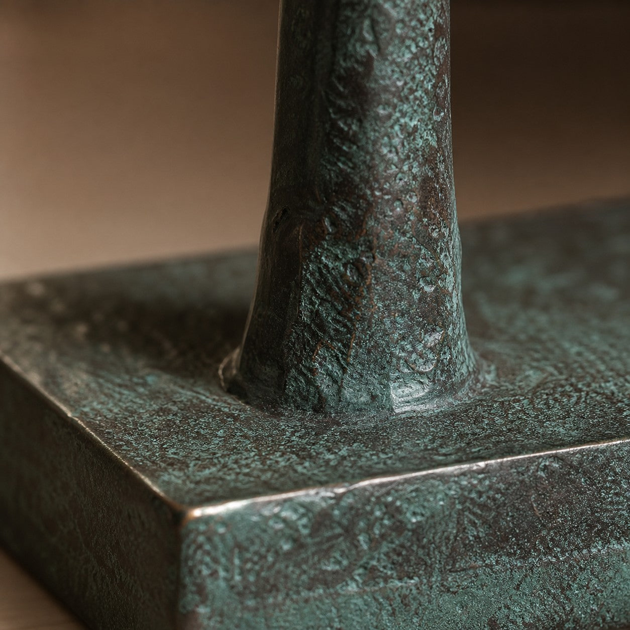 Equora vintage horse and bull resin sculpture detail