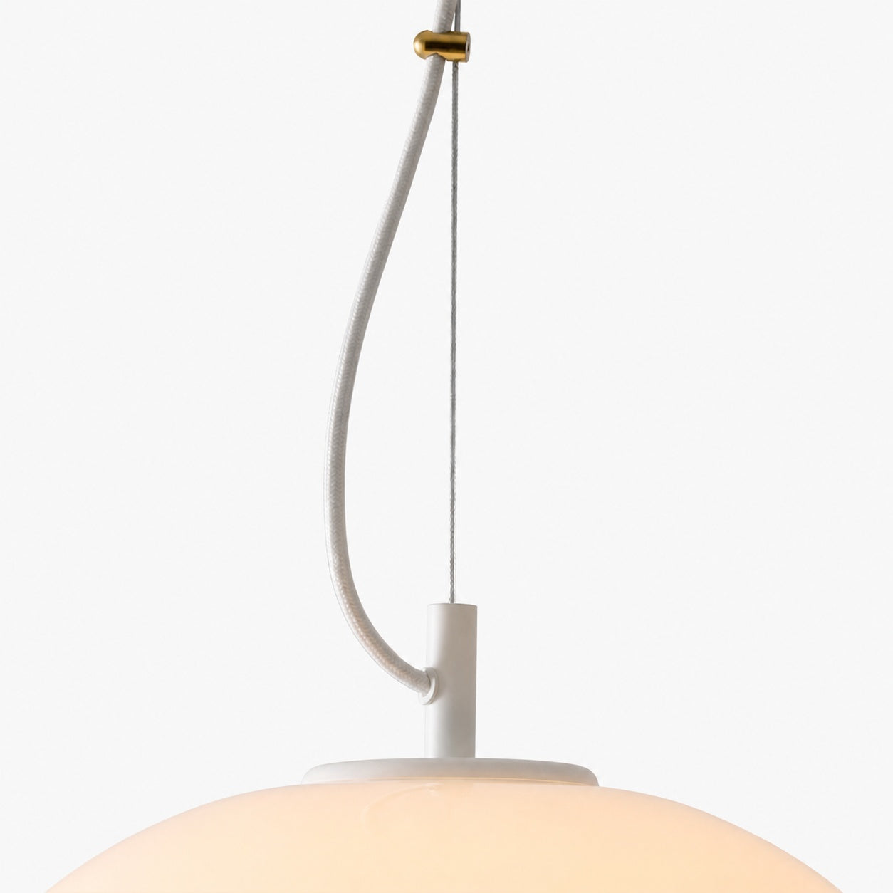 Lumivelle Minimalist Glass Pendant – Adjustable Height Dimmable Design