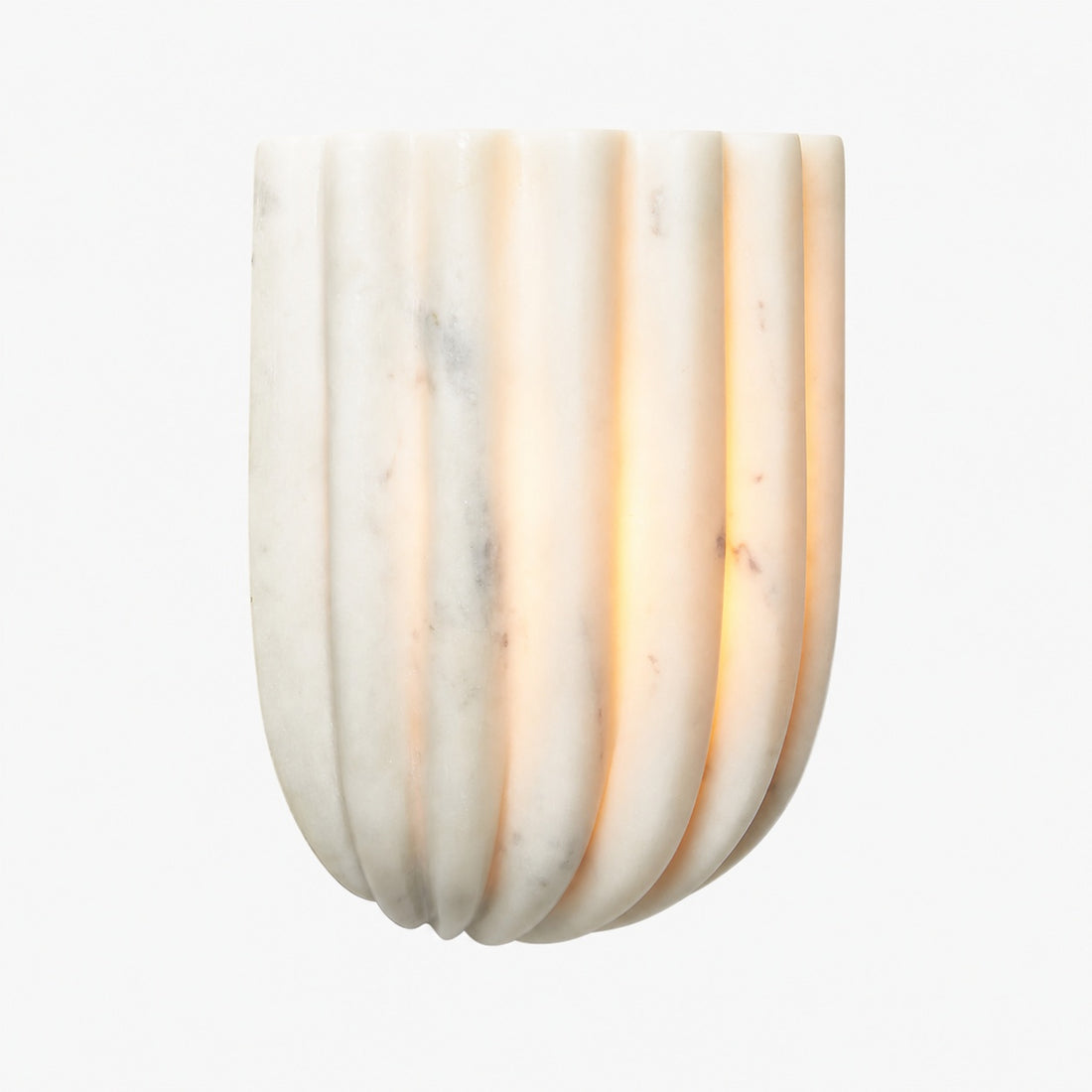 Fluted Glass Wall Lamp – Modern Minimalist Design for Bedroom Bedside Lighting