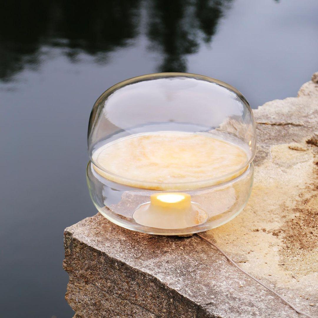 Macaron Alabaster Table Lamp