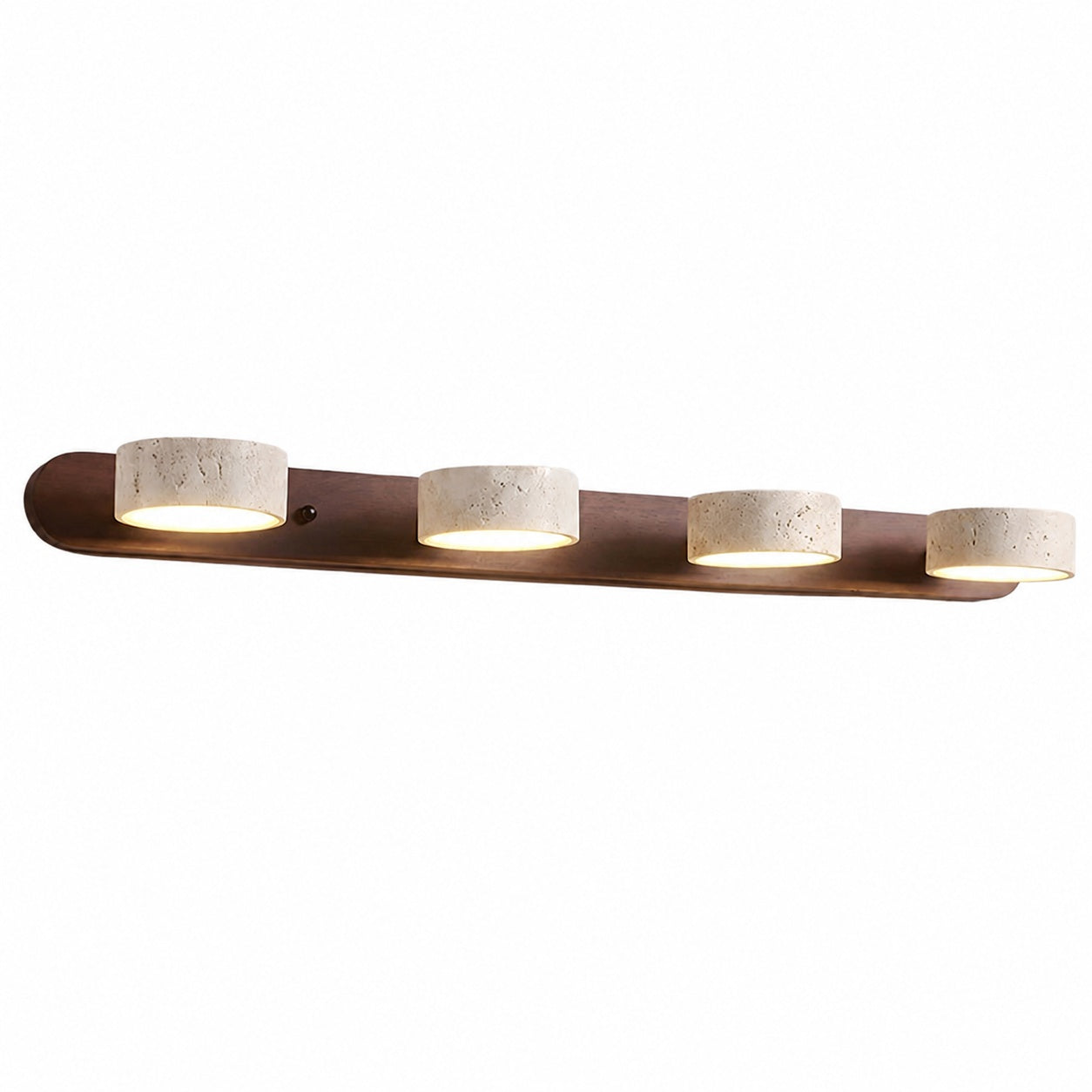Travellia Modern Linear Multi-Head Sconce - Natural Stone Minimalist Lighting for Bedroom Hallway