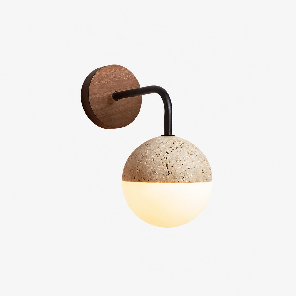 Tia Travertine Wall Lamp