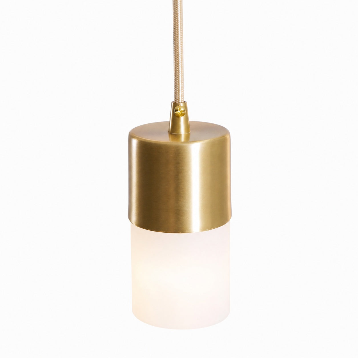 Solaryx Minimal Cylindrical Silhouette Pendant Light - Modern Style Lamp for Kitchen or Dining Room