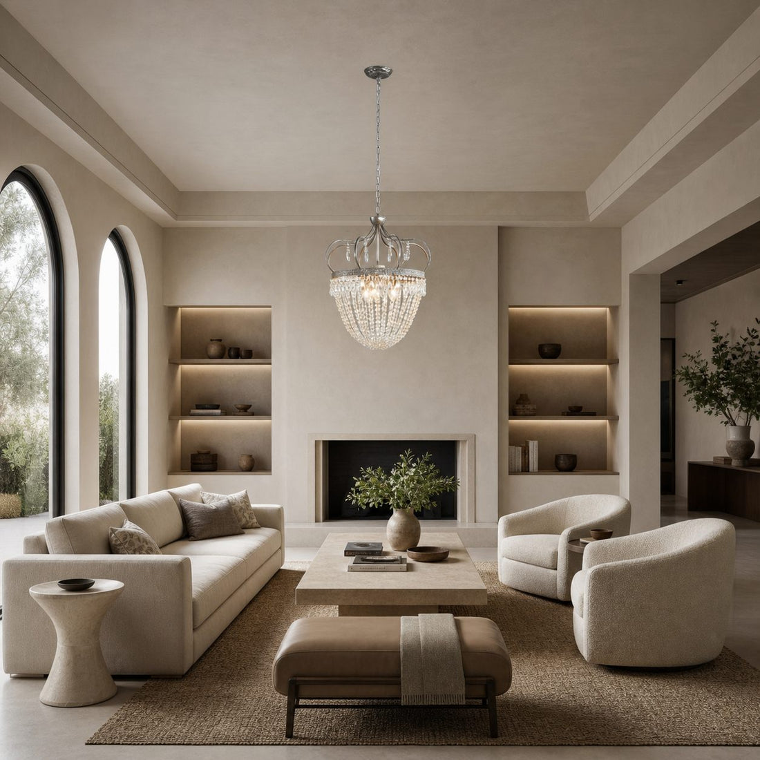Abella Tear Drop Chandelier