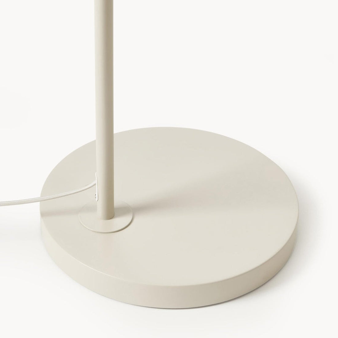 Lumifil Arc Floor Lamp Textile Mesh Shade - Metal Stand for Soft Ambient Living Room Lighting