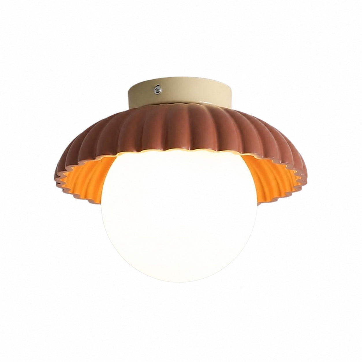 Orbion Sculptural Ring Ceiling Light – Retro Futuristic Design Decorative Ceiling Lamp U28