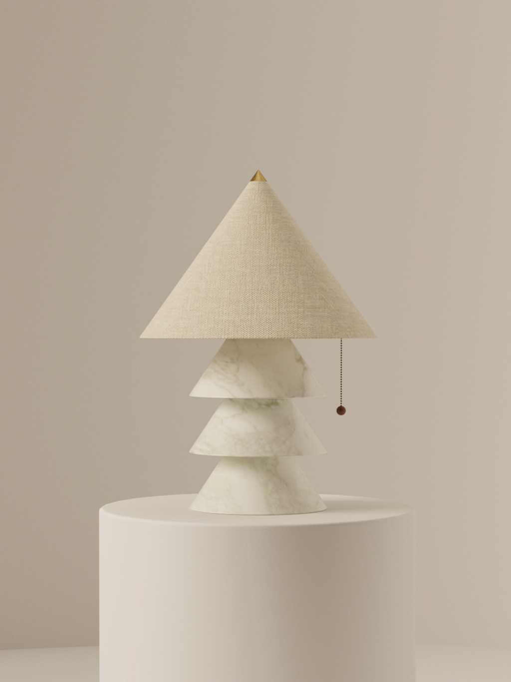 Flax Onyx Table Lamp