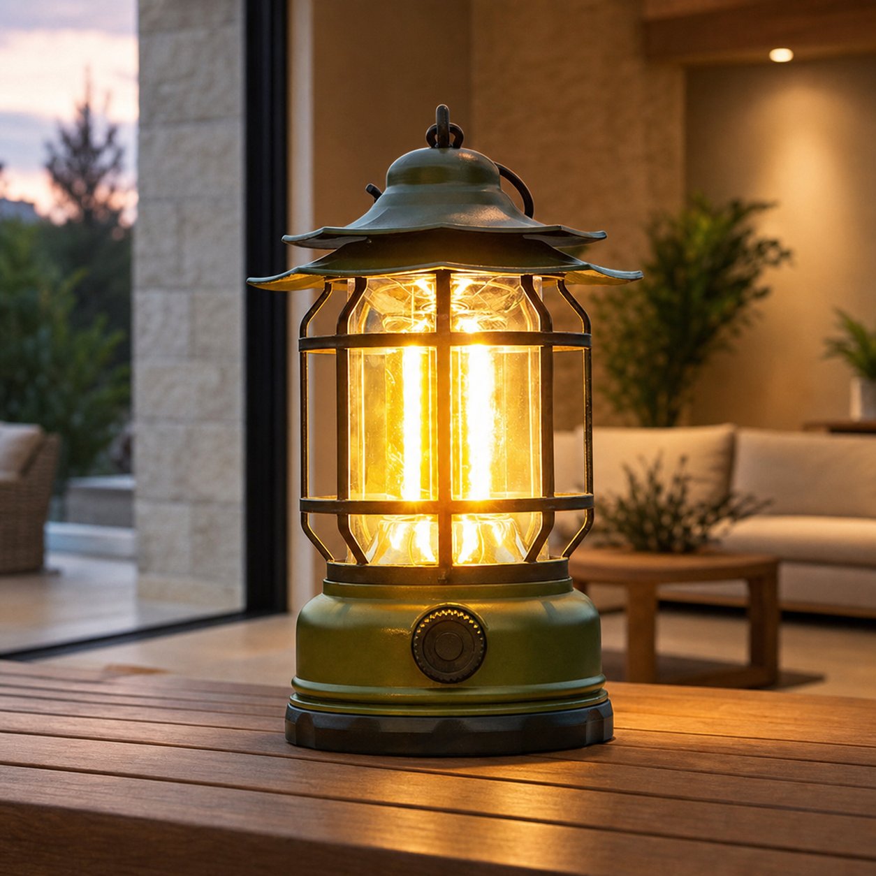 Lantern Outdoor Camping Table Lamp (built-in battery)