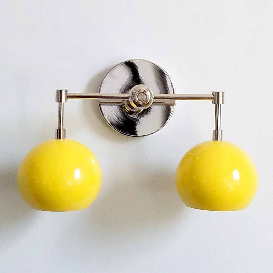 Sunshine Yellow Shades Loa Sconce - Bubble Pop Vanity Wall Light For Bedroom
