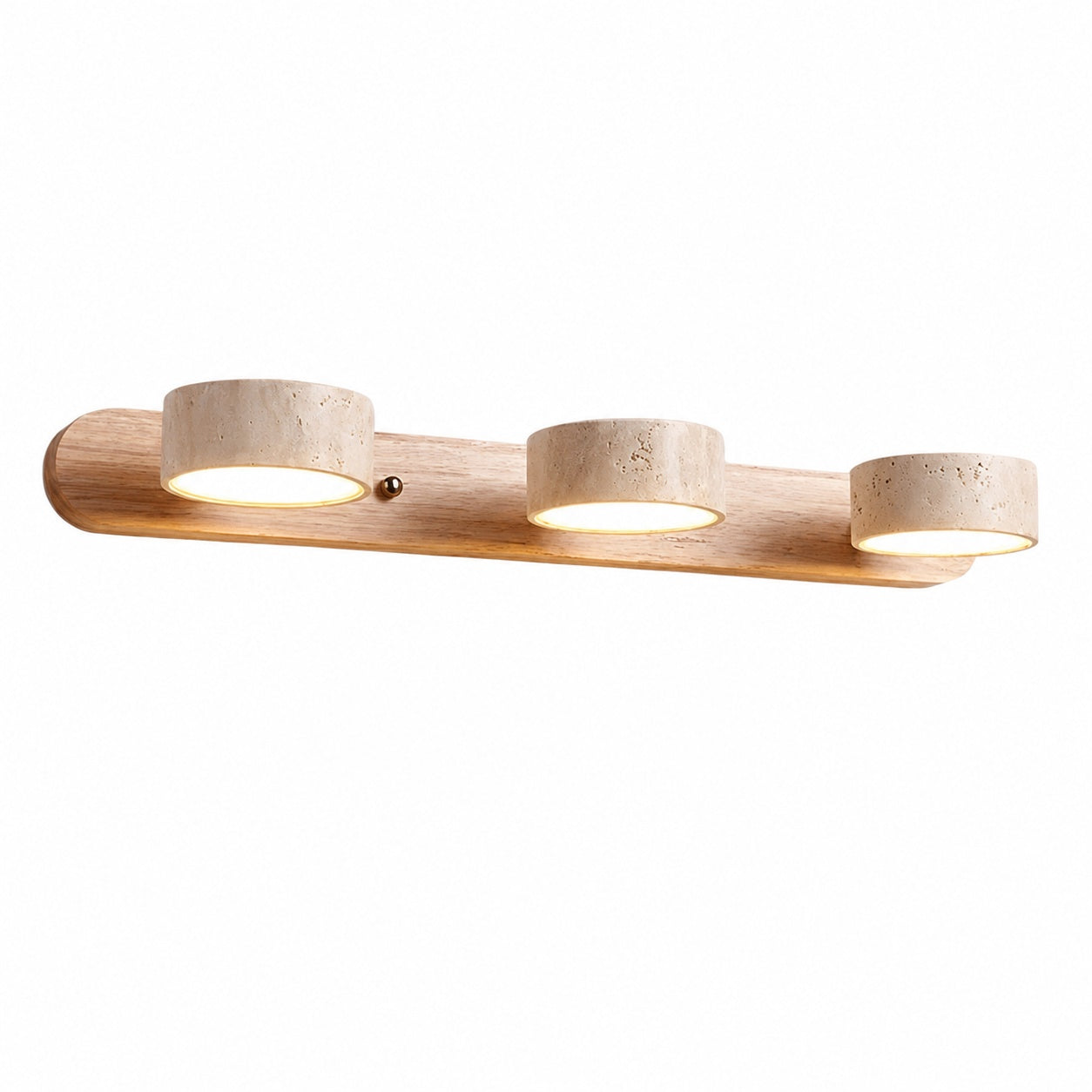 Travellia Modern Linear Multi-Head Sconce - Natural Stone Minimalist Lighting for Bedroom Hallway