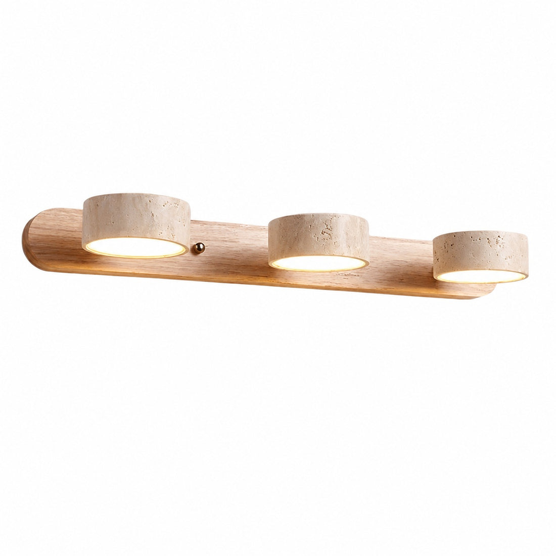 Travellia Modern Linear Multi-Head Sconce - Natural Stone Minimalist Lighting for Bedroom Hallway