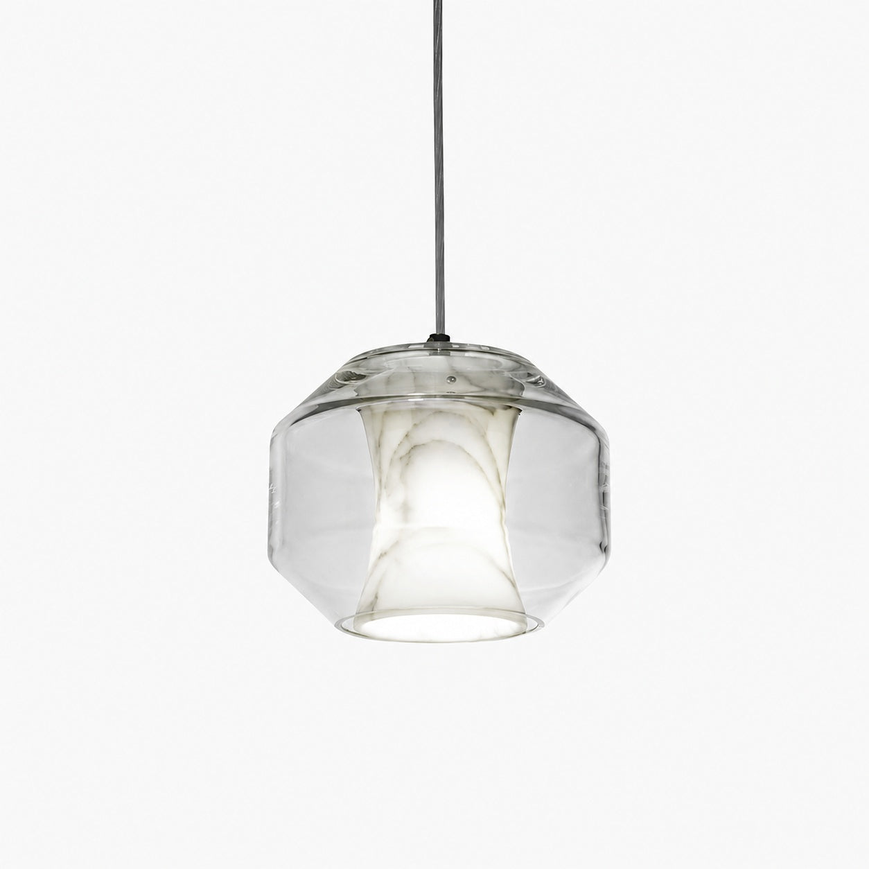 Glass Alabaster Pendant Lamp