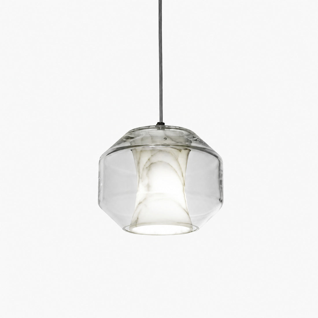 Glass Alabaster Pendant Lamp