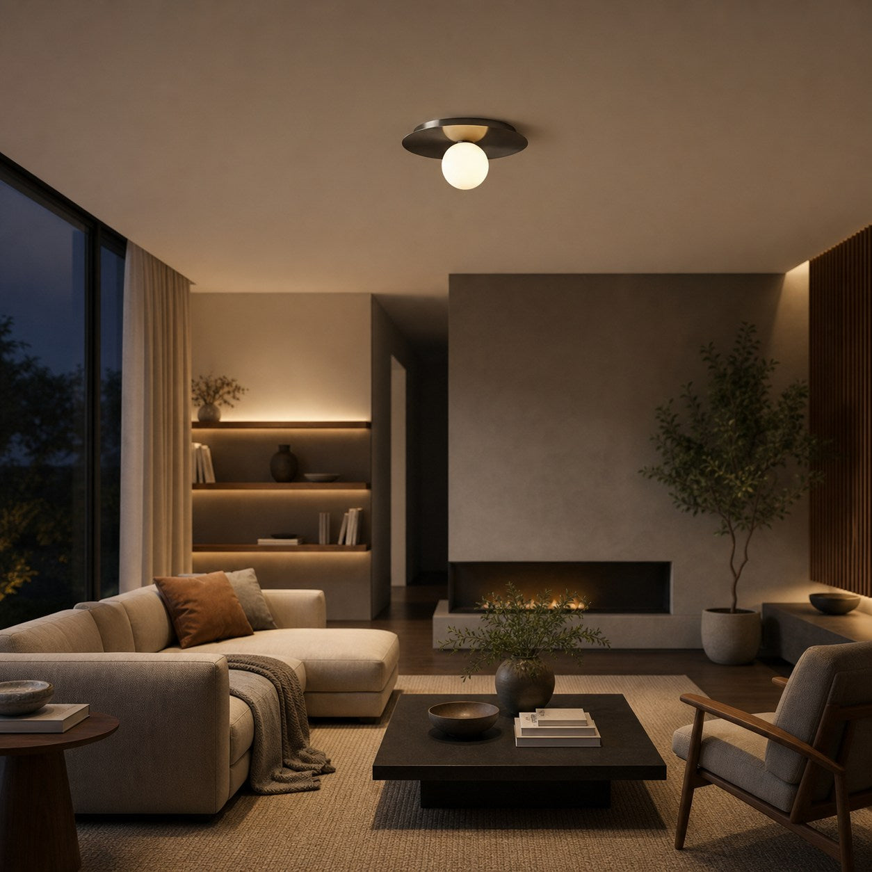 AuroraDisk Nordic LED Sconce - Round Ceiling / Wall Light