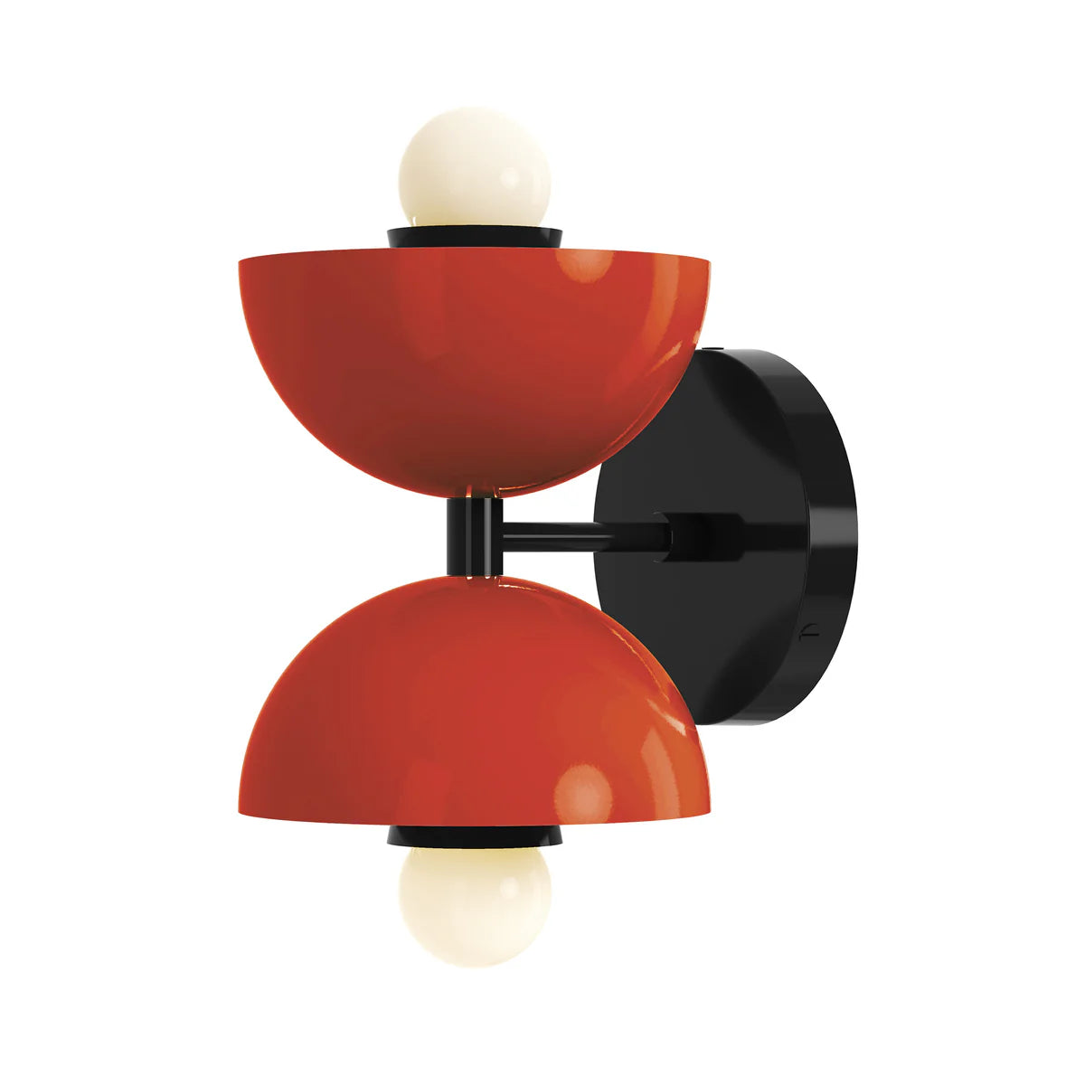 Colorful Double Head Bathroom Wall Lamp – Mid-Century Metal Vanity Sconce