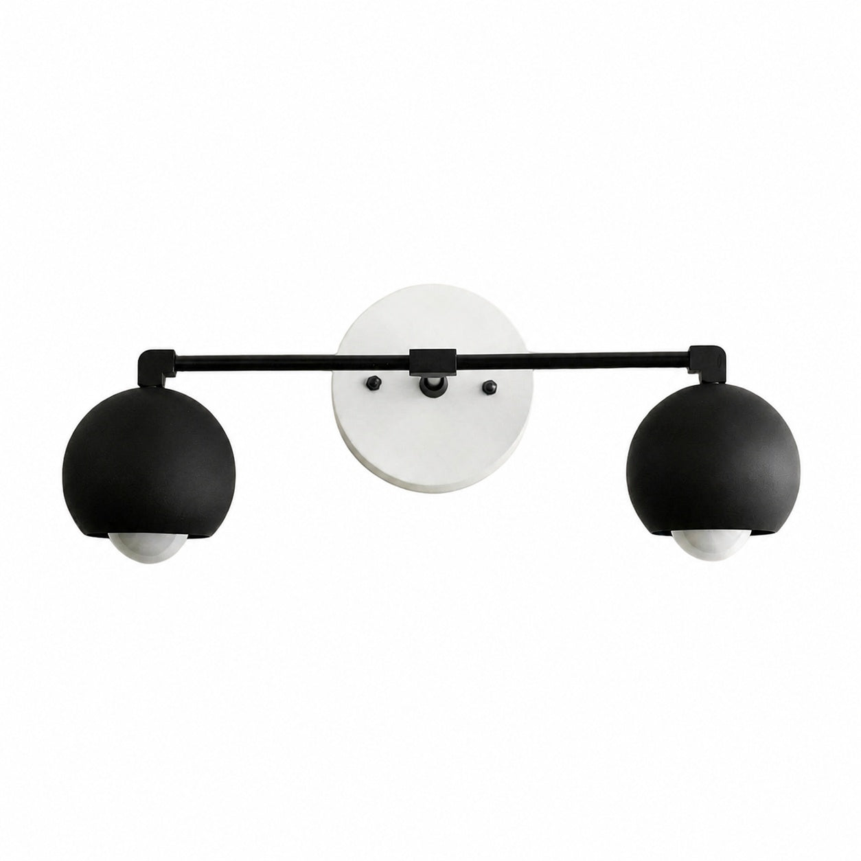 Metio Dome Decorative Vanity Light - Classic Orb Shade Bathroom Wall Lamp