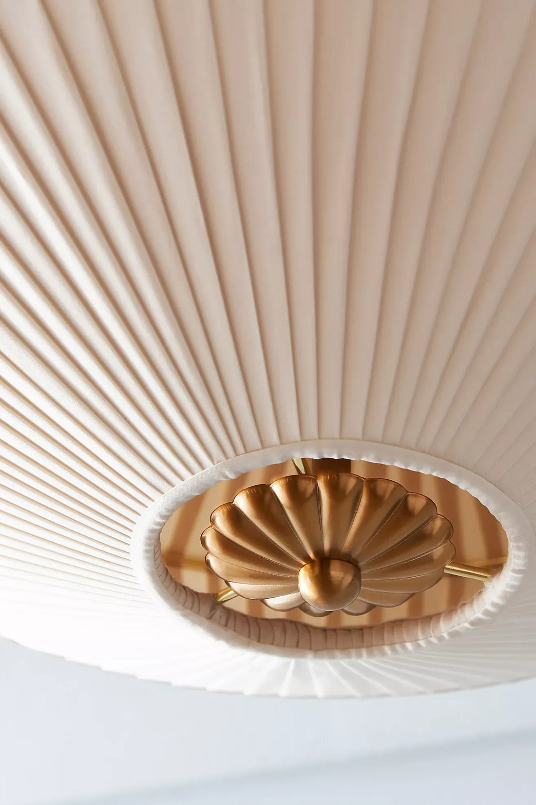 Elumina Silk Semi-Flush Mount - Modern Fabric Ceiling Light Fixture