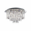 Virelis 8 Light Twist Tubes Ceiling Light – Modern Crystal Design for Dining Rooms or Lounges
