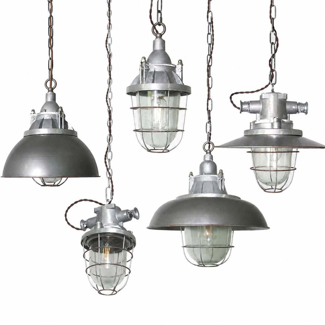Bulkhead Cage Pendant Light