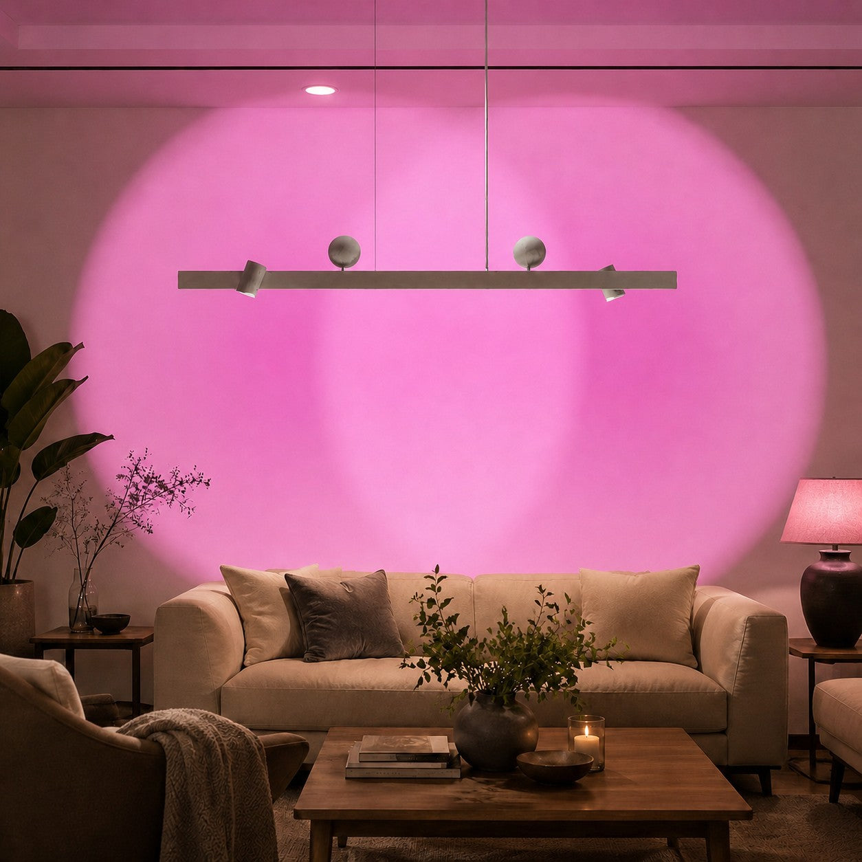 Linear Wall-Wash Dining Pendant Light