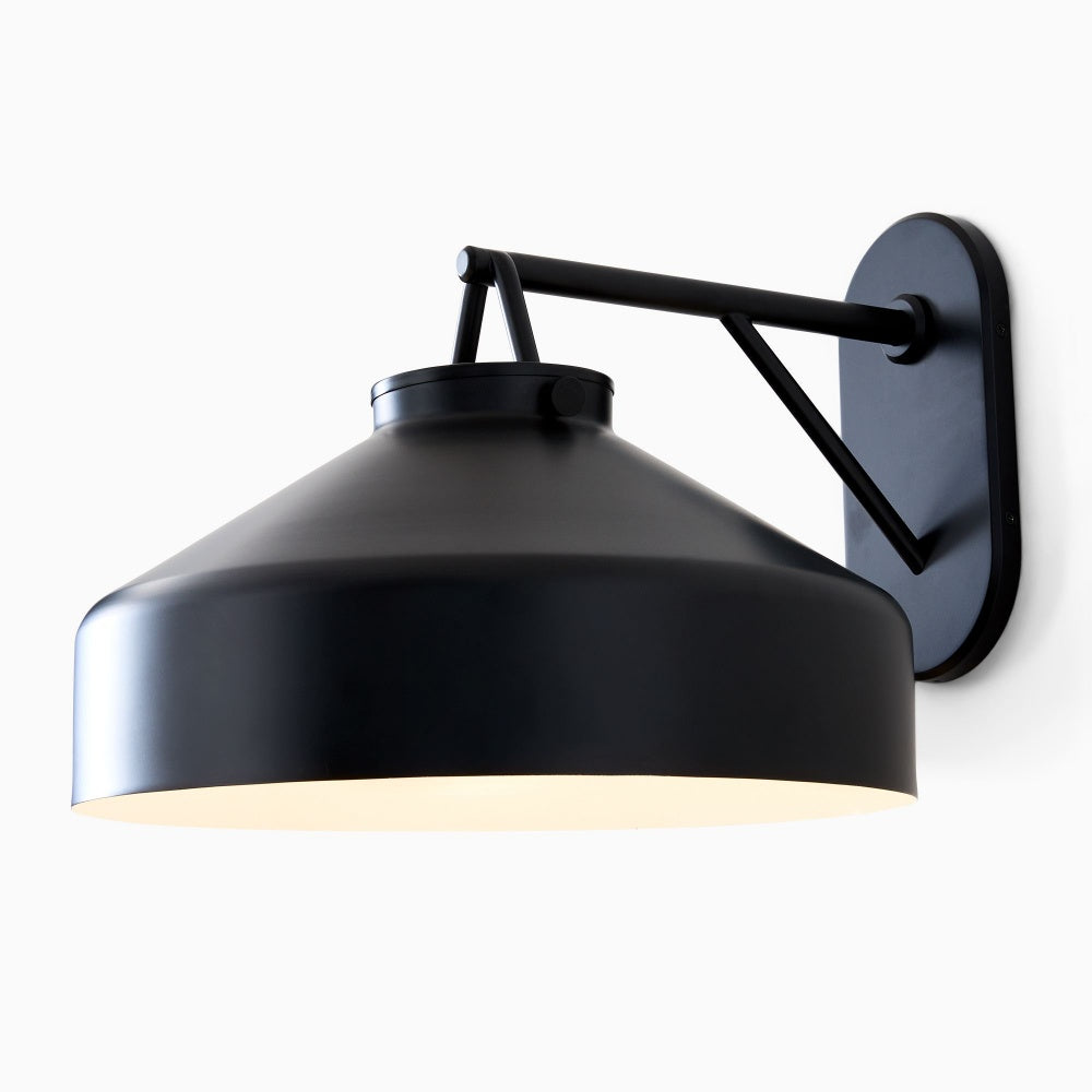 Modern Bell Jar Glass Sconce - Nordic Matte Metal Wall Light Outdoor