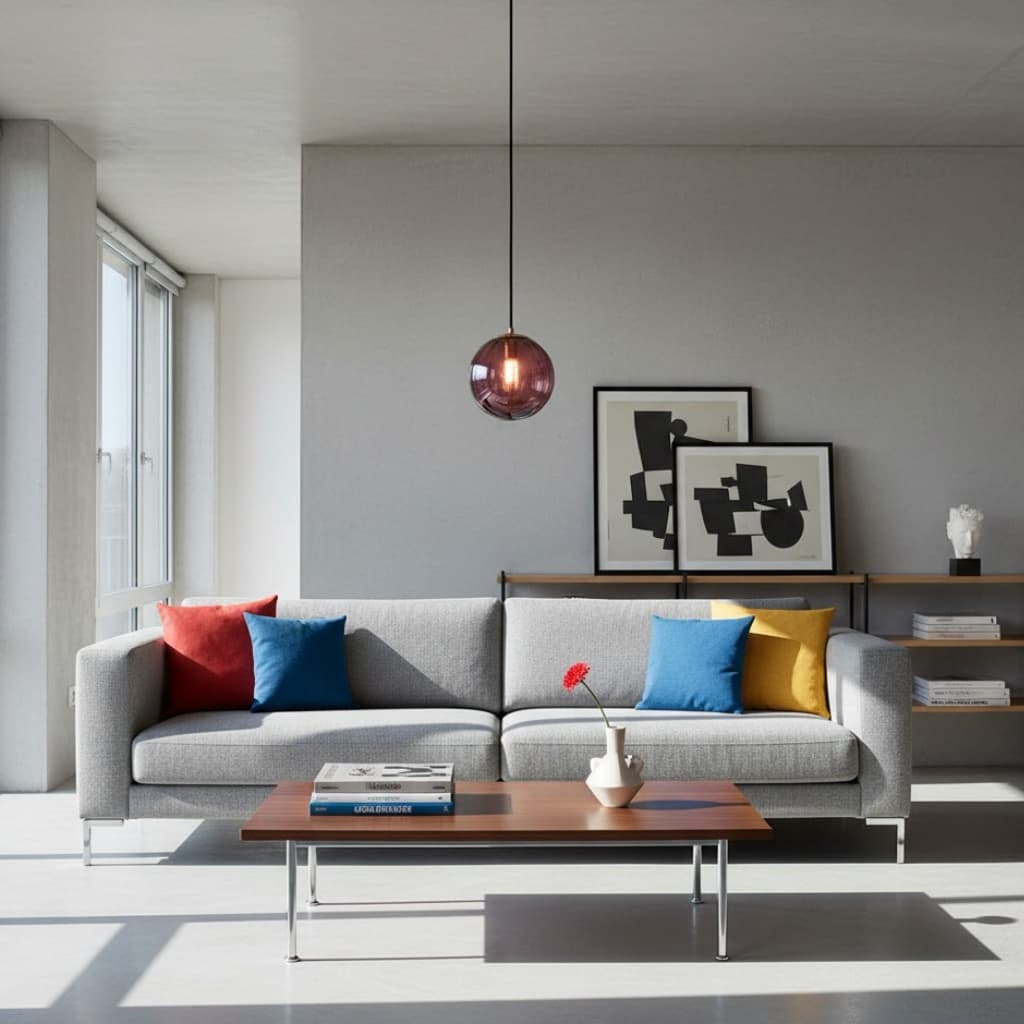 Lunorie Iron Metal Glass Globe Pendant Light - Sculpted Adjustable Pendant for Dining Spaces
