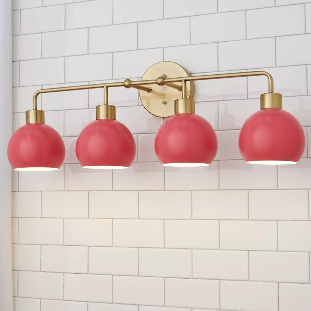 4 Light Bubble Pop Wall Sconce - Colorful Bathroom Wall Light