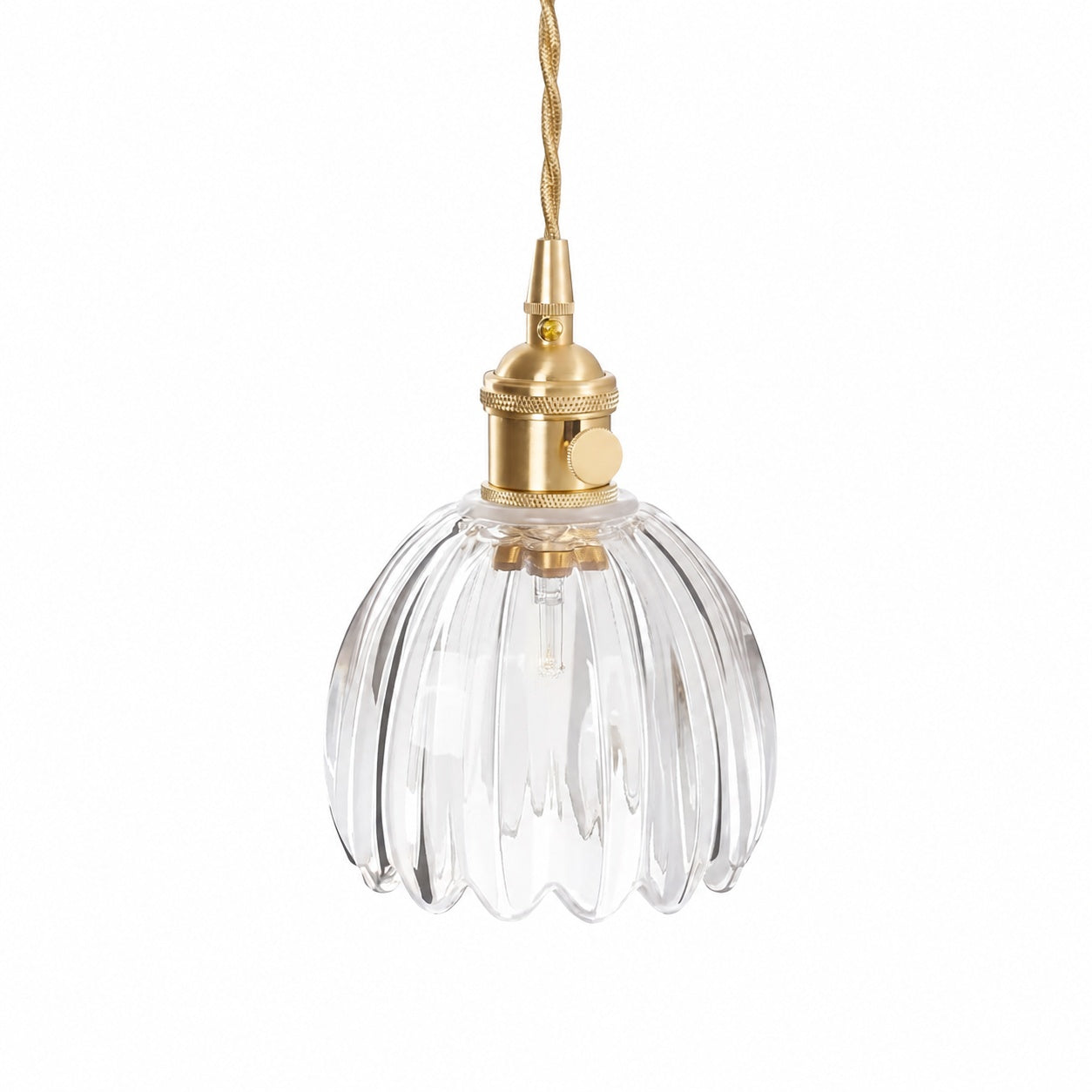 Blossix Elegant Art Pendant Lamp - Glass Flower Shade Design for Living or Dining Room N24
